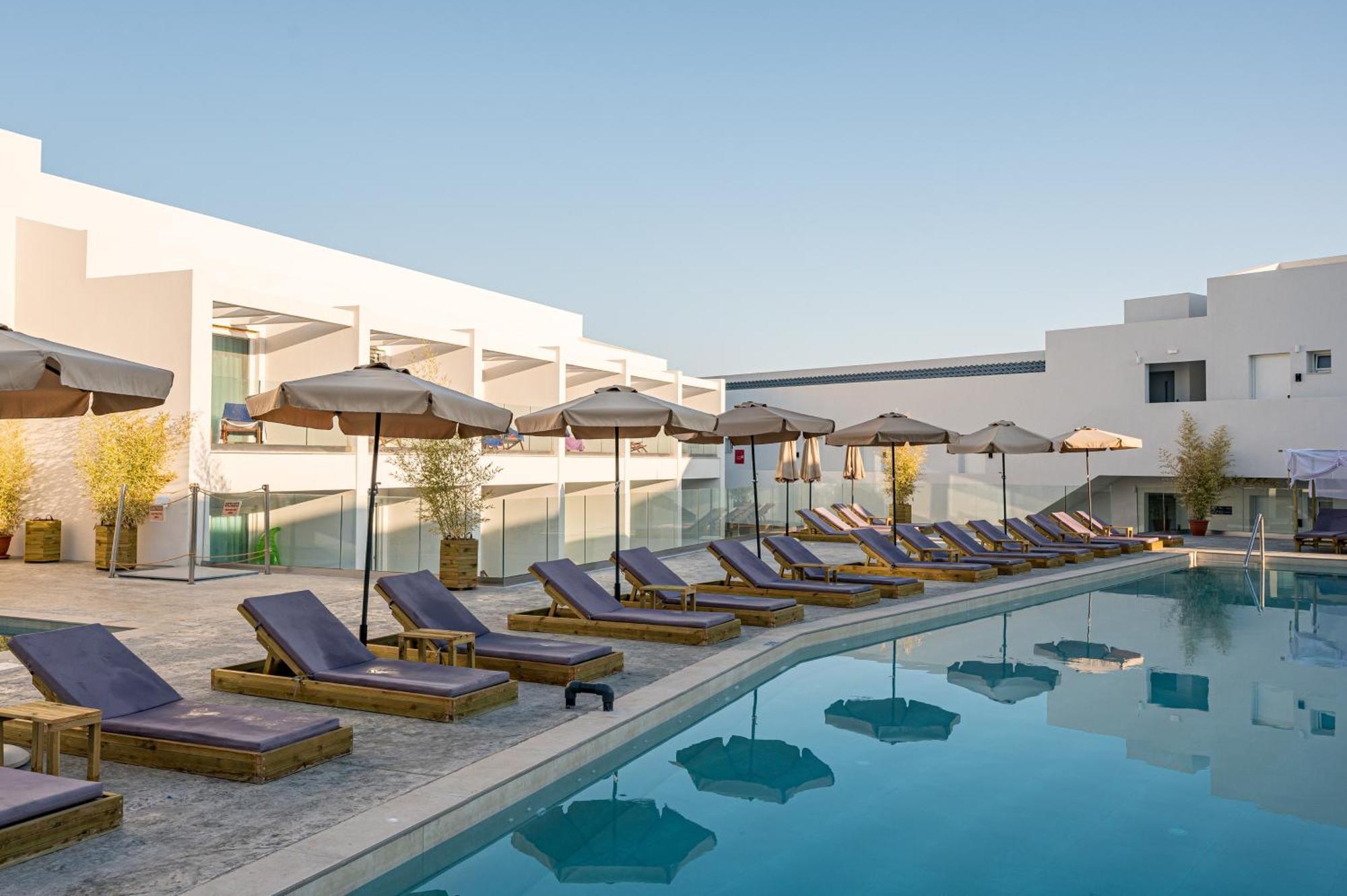 Mirage Bleu Hotel Tragaki Ngoại thất bức ảnh